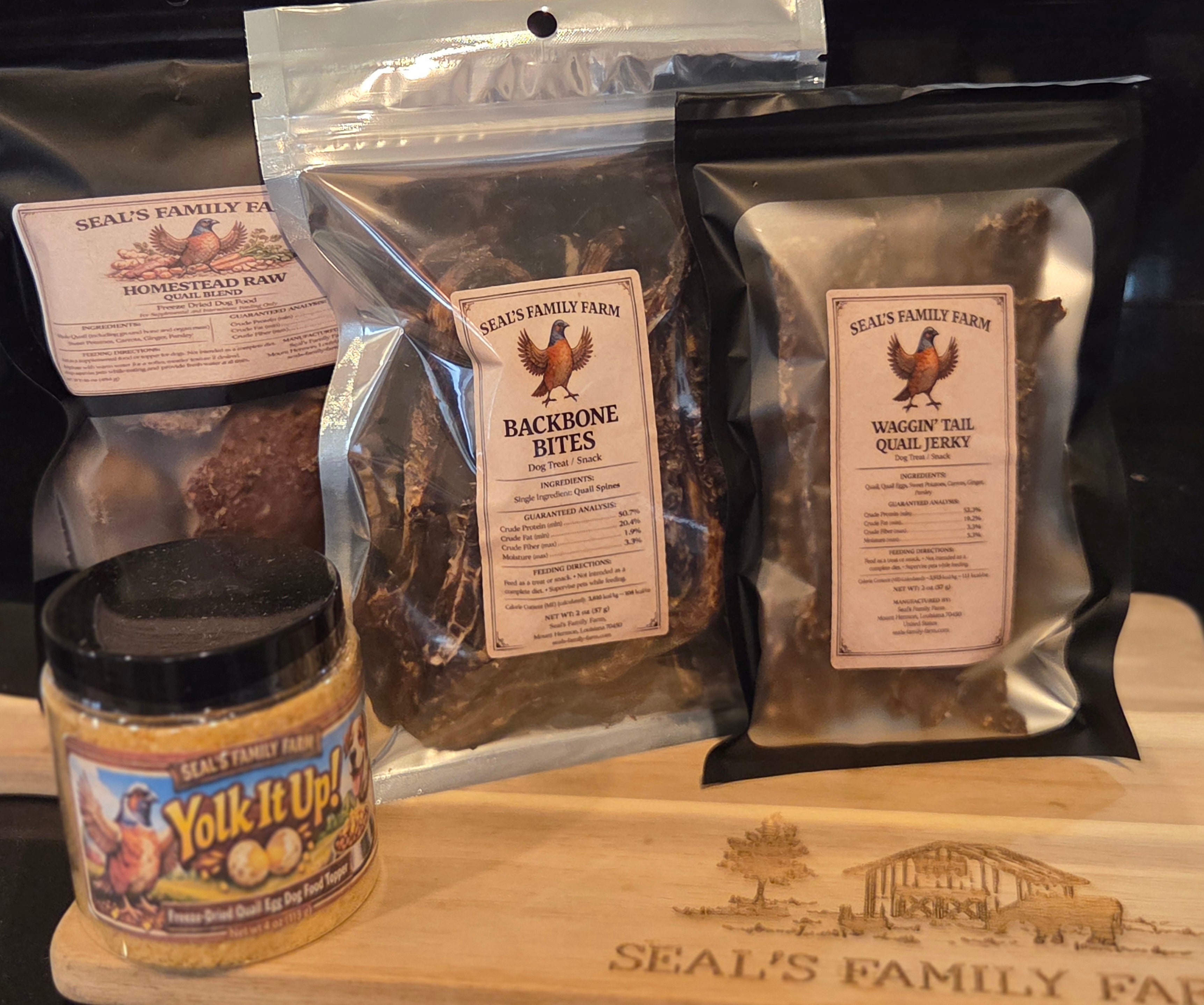 The Quail & Tail All-Natural Pet Treat Box