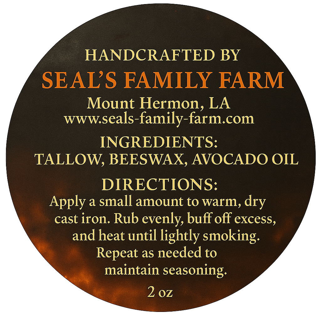 Black Iron Seasoning Butter