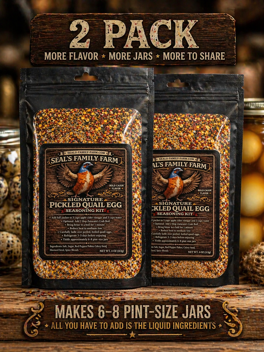 Signature Picked Quail Egg Seasoning Kit