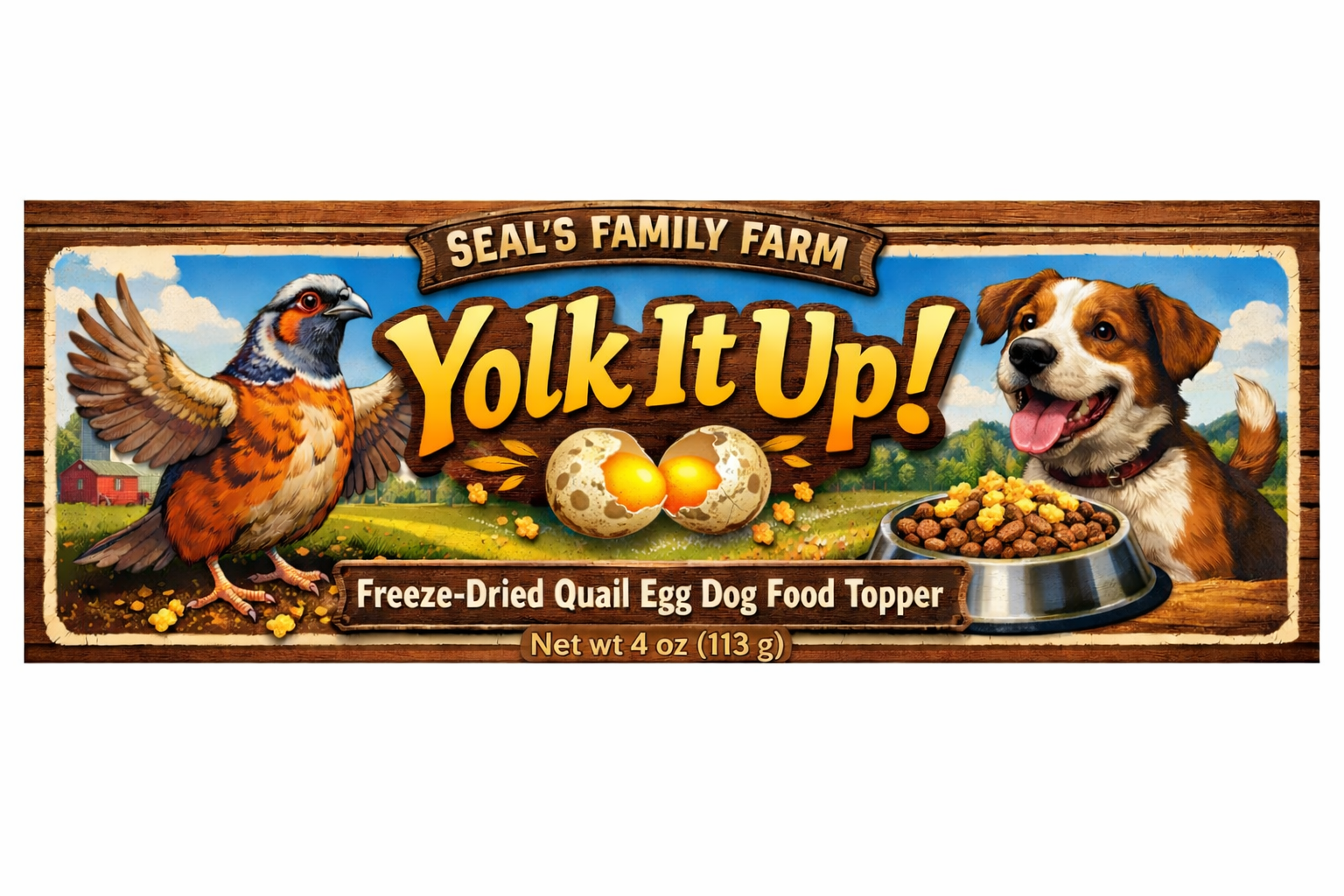 Yolk It Up! - Dog Food Topper