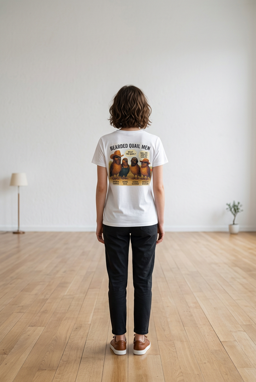 Bearded Quail Men Shirts